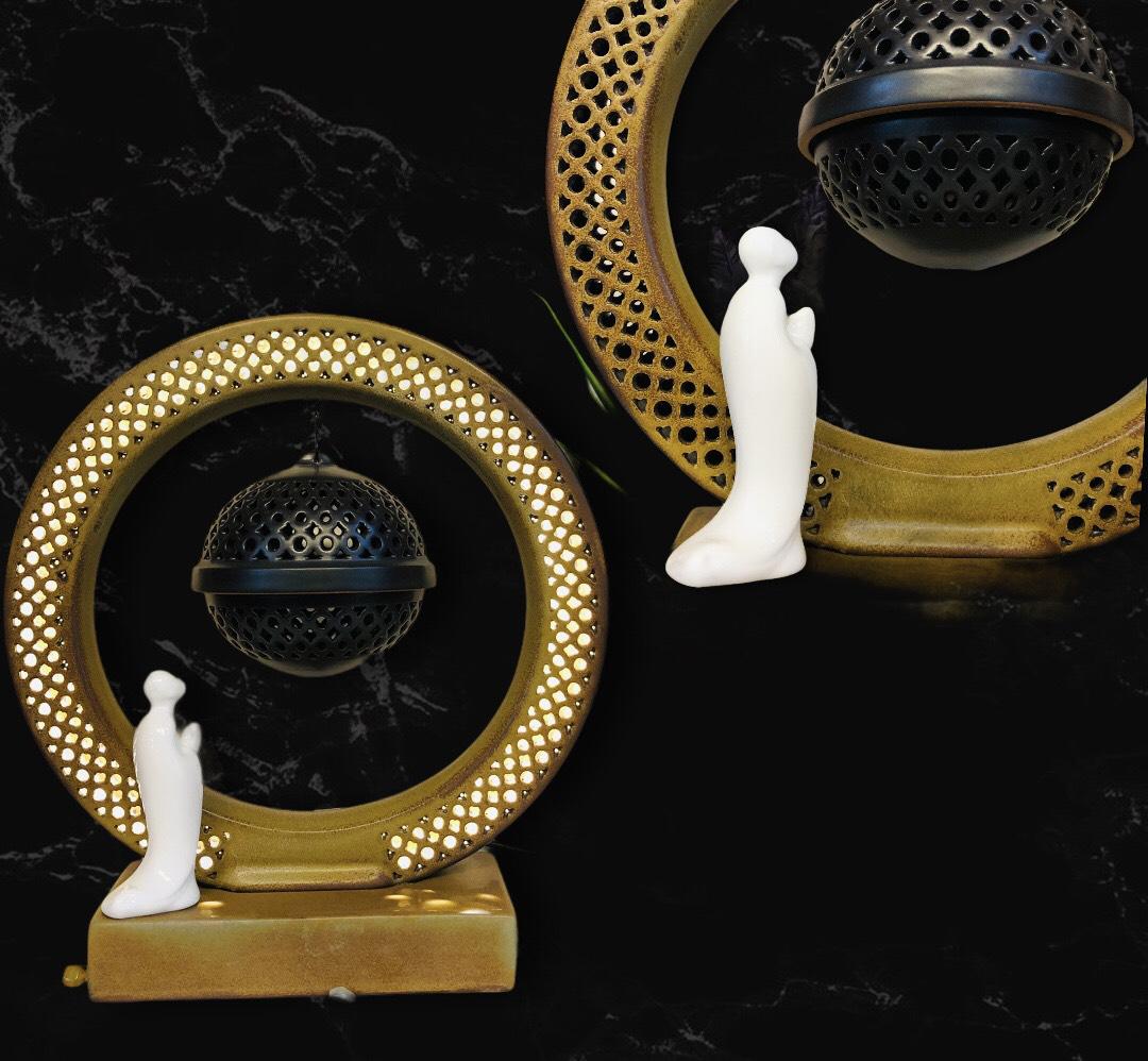 LƯ XÔNG TRẦM GỐM 21CM X 6,5CM