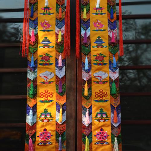 PHƯỚN GẤM LỤA BÁT CÁT TƯỜNG - 150cm x 25cm