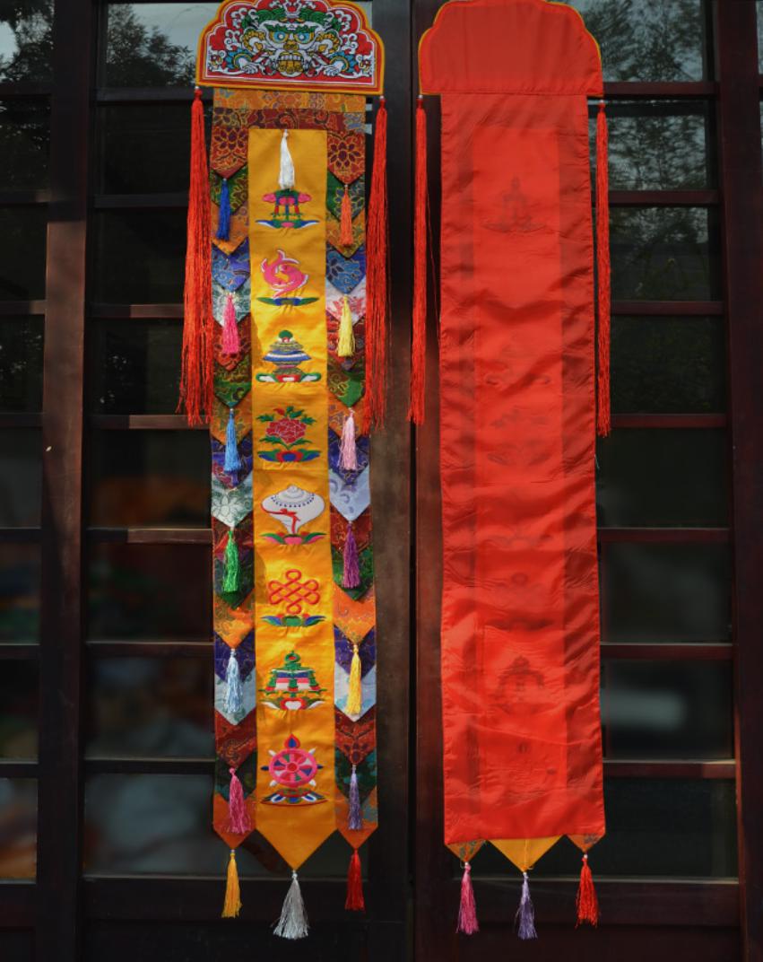PHƯỚN GẤM LỤA BÁT CÁT TƯỜNG - 150cm x 25cm