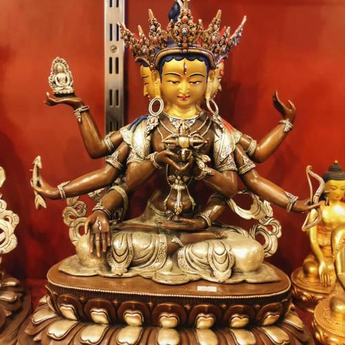 TÔN TƯỢNG PHẬT ĐẢNH TÔN THẮNG 48CM