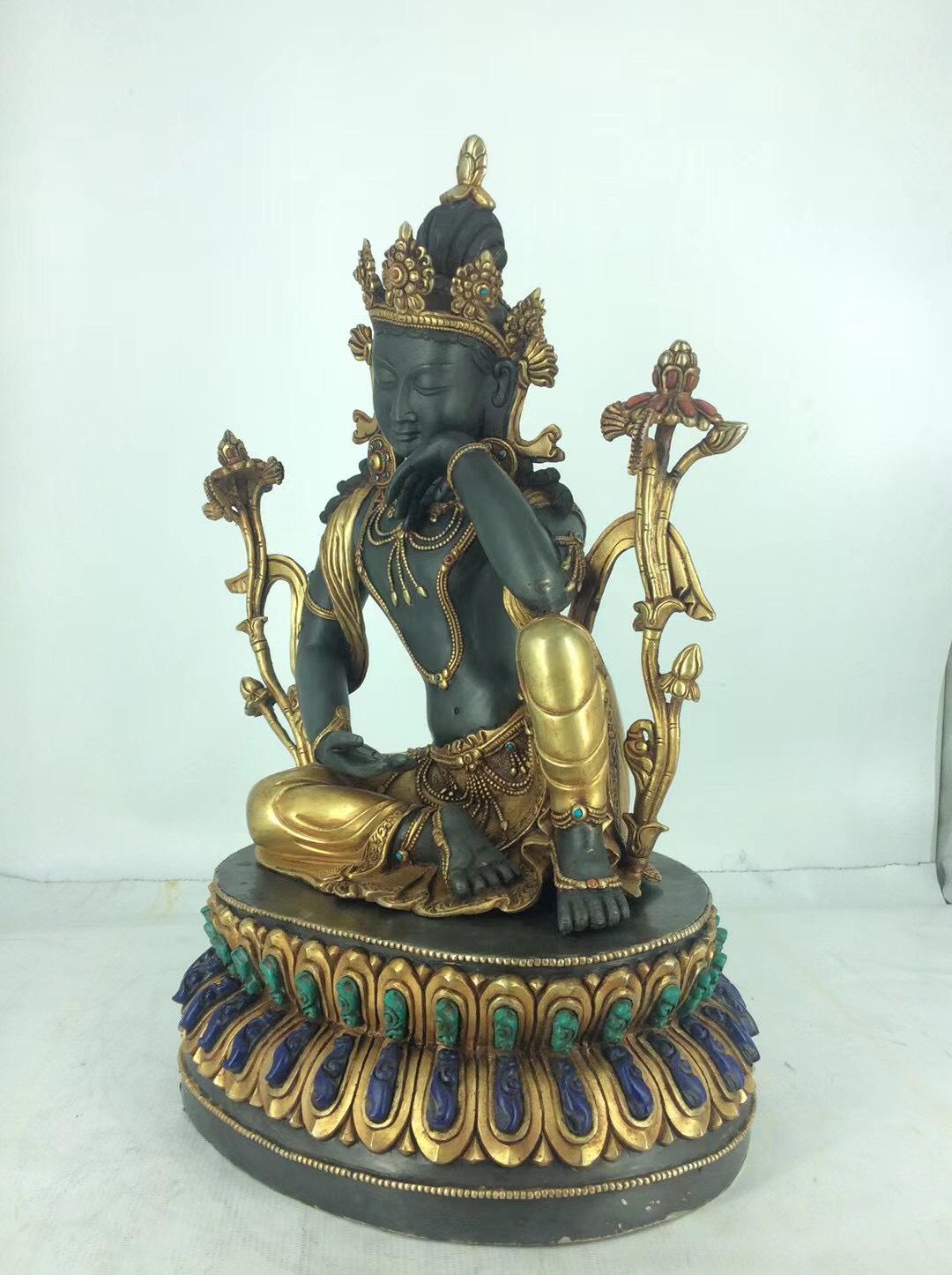 TÔN TƯỢNG TARA XANH 44CM