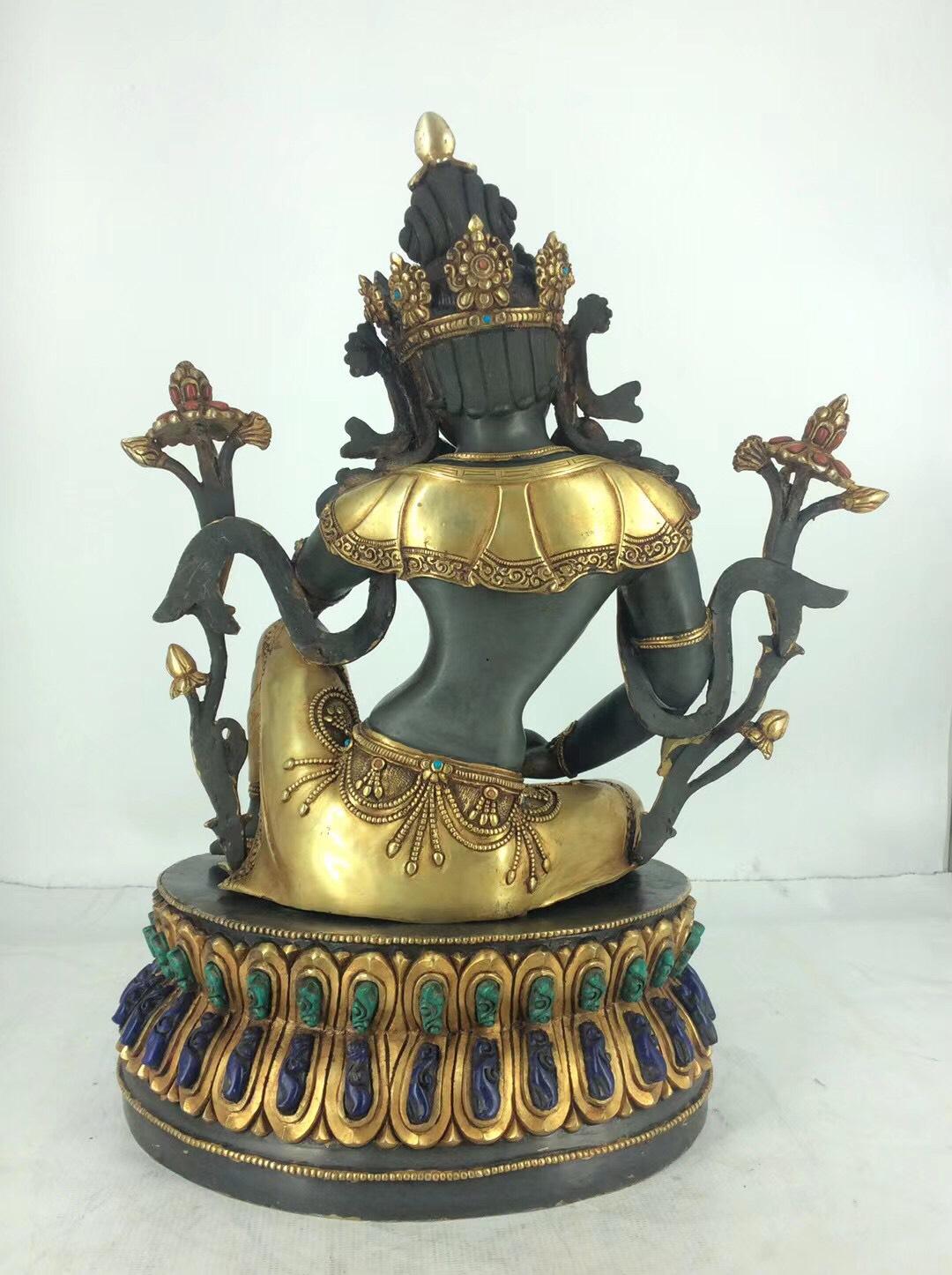 TÔN TƯỢNG TARA XANH 44CM