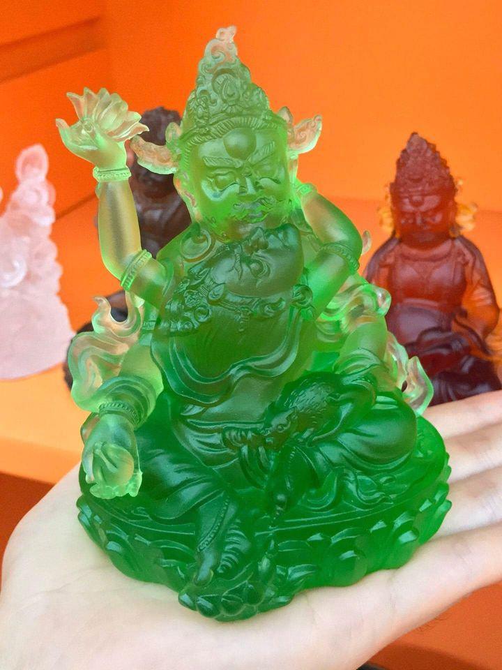 NGŨ BỘ THẦN TÀI LƯU LY 12CM