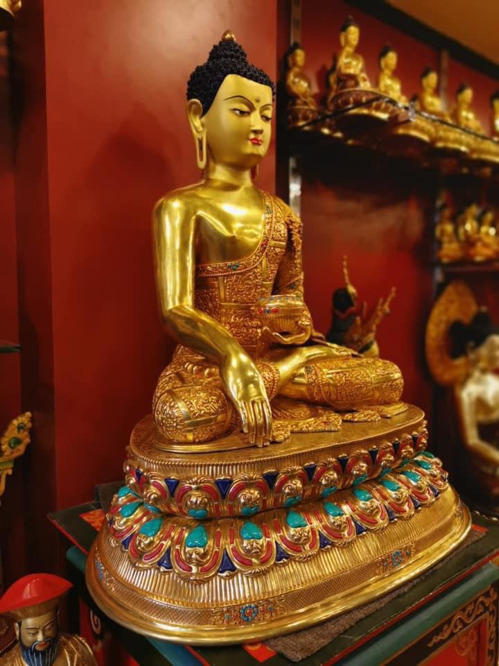 TÔN TƯỢNG THÍCH CA MÂU NI NEPAL CAO CẤP 68CM