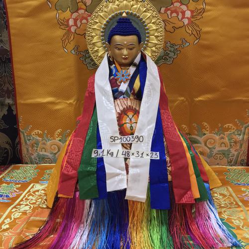 TÔN TƯỢNG A SÚC BỆ TÂY TẠNG 48X31X23CM
