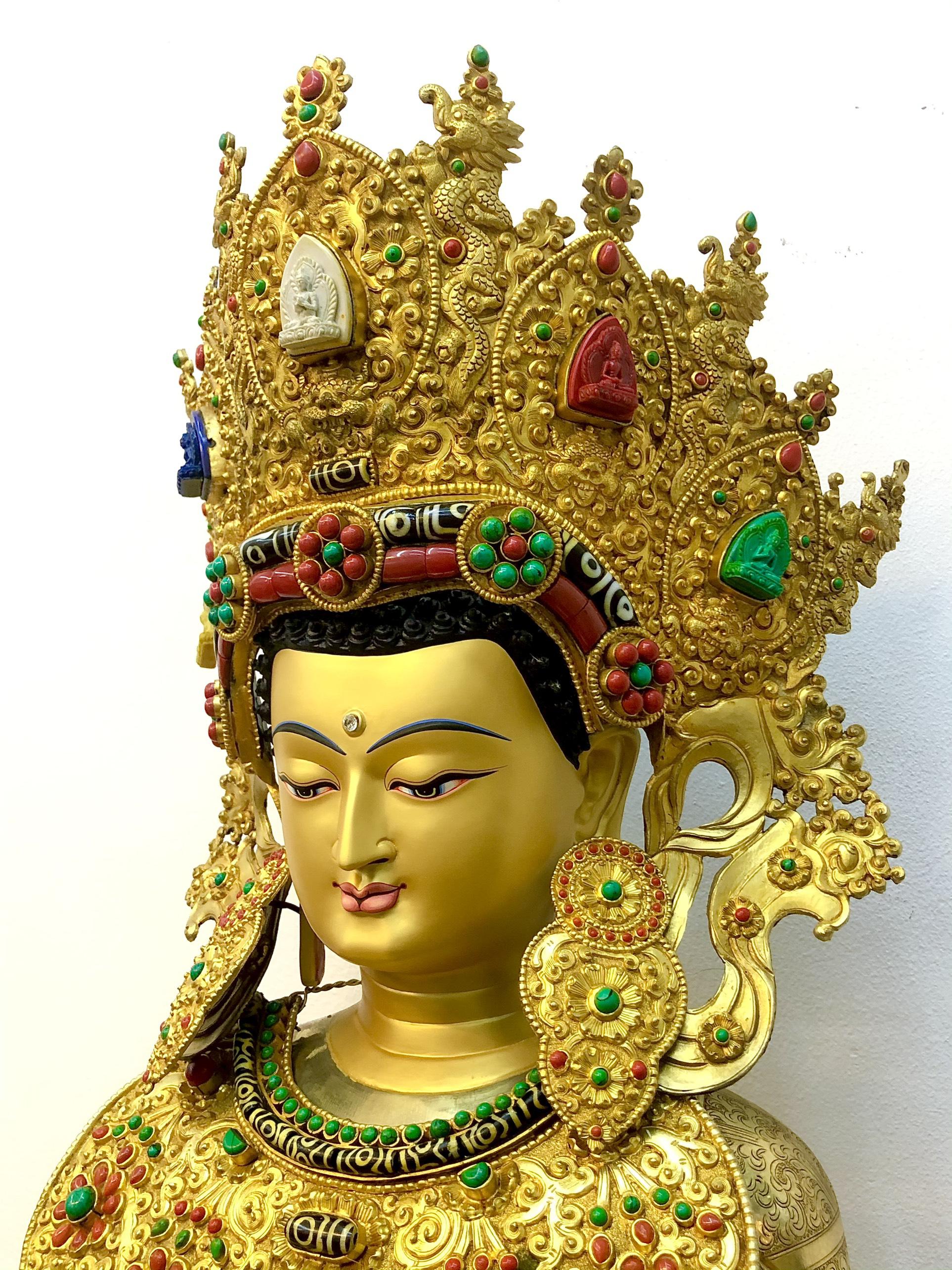 TÔN TƯỢNG THÍCH CA JOWO RINPOCHE NEPAL 87CM