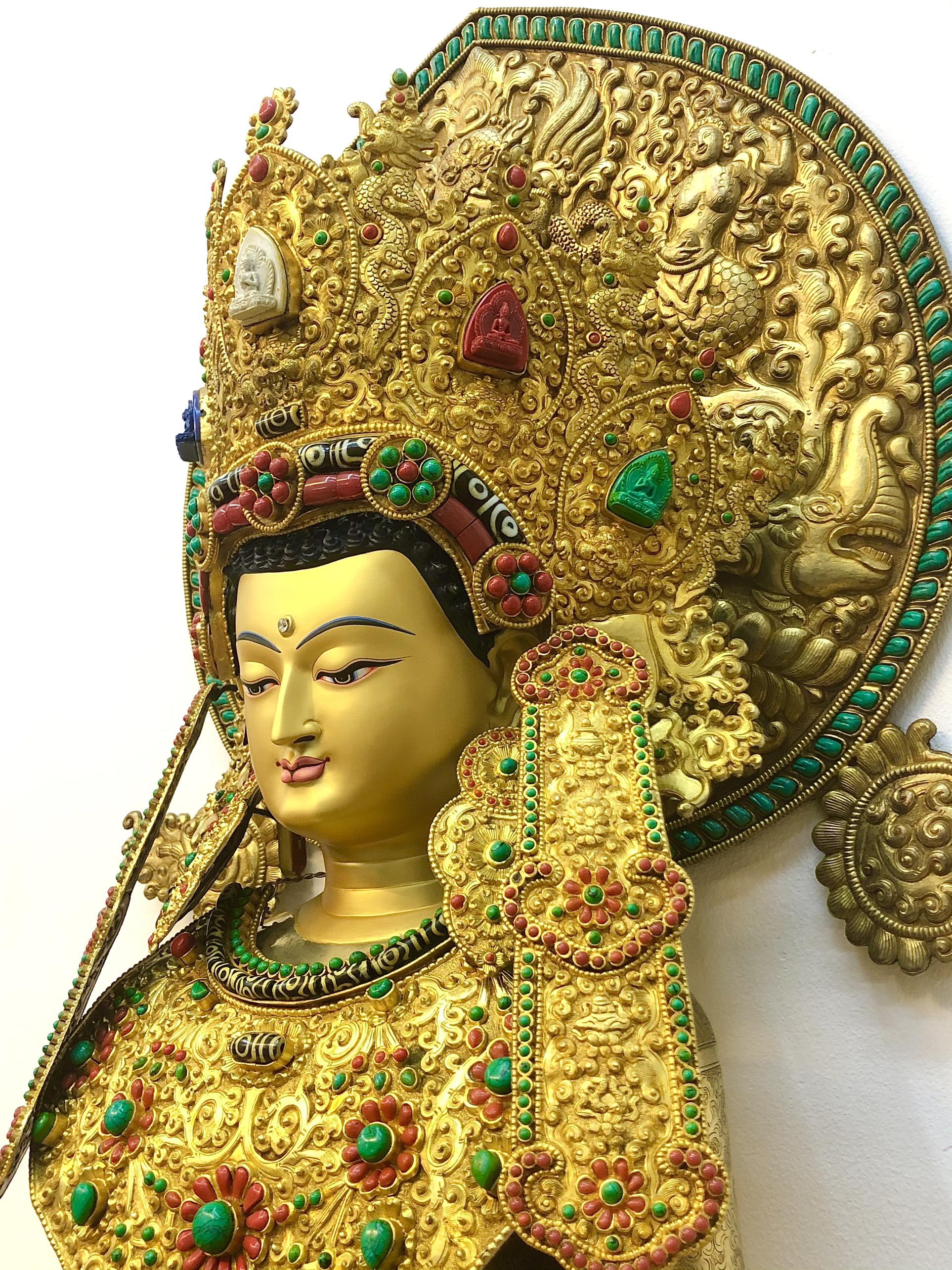 TÔN TƯỢNG THÍCH CA JOWO RINPOCHE NEPAL 87CM