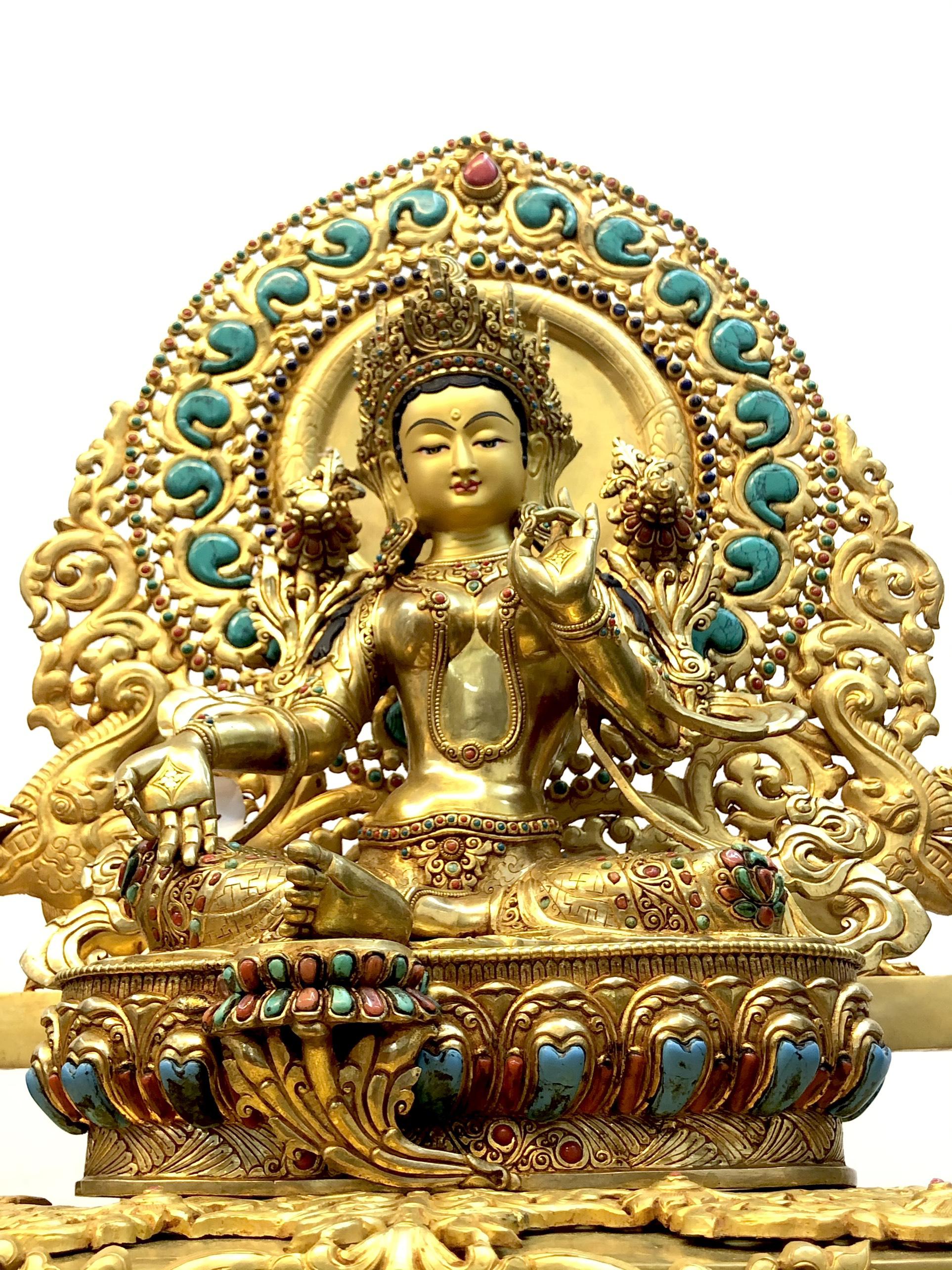 ĐẾ TƯỢNG CẨN ĐÁ CAO CẤP 57 CM