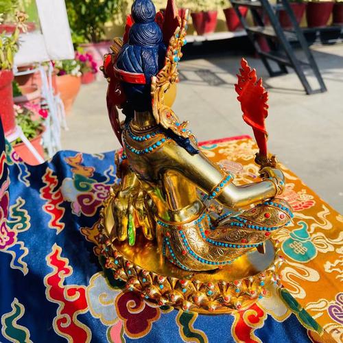 TÔN TƯỢNG VĂN THÙ SƯ LỢI BỒ TÁT 33CM
