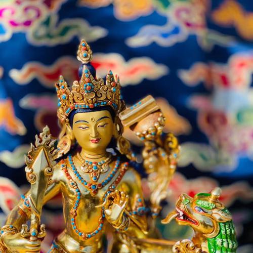 TÔN TƯỢNG VĂN THÙ SƯ LỢI BỒ TÁT 33CM