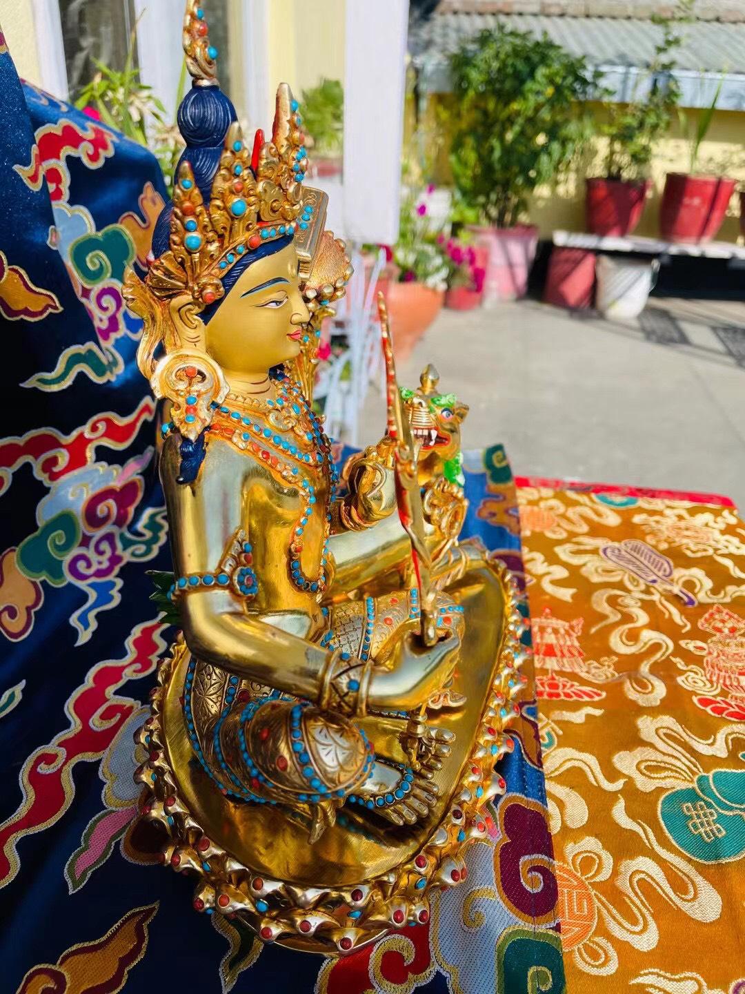 TÔN TƯỢNG VĂN THÙ SƯ LỢI BỒ TÁT 33CM