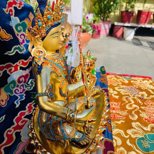TÔN TƯỢNG VĂN THÙ SƯ LỢI BỒ TÁT 33CM