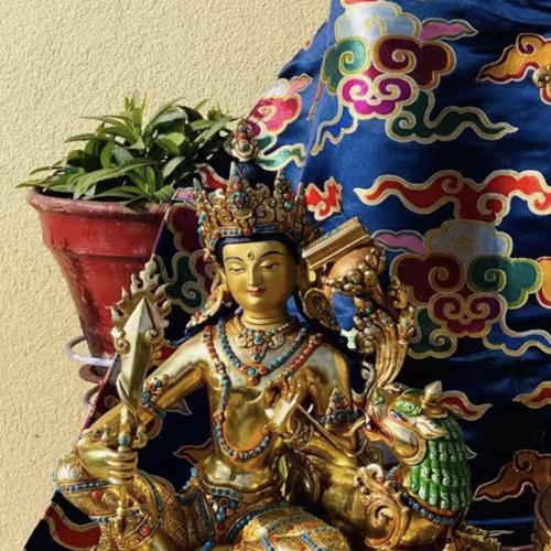 TÔN TƯỢNG VĂN THÙ SƯ LỢI BỒ TÁT 33CM