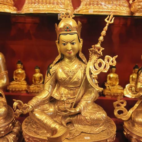 TÔN TƯỢNG ĐỨC LIÊN HOA SANH MẠ VÀNG 71CM