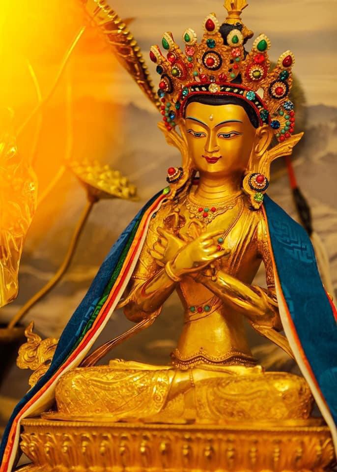 TÔN TƯỢNG ĐỨC PHẬT KIM CƯƠNG TỔNG TRÌ TÂY TẠNG 45-50CM