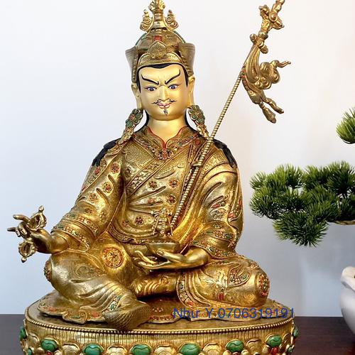 TÔN TƯỢNG ĐỨC LIÊN HOA SANH CẨN ĐÁ CAO CẤP 45CM