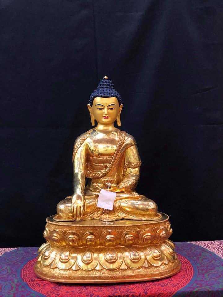 TÔN TƯỢNG THÍCH CA MÂU NI NEPAL 48CM