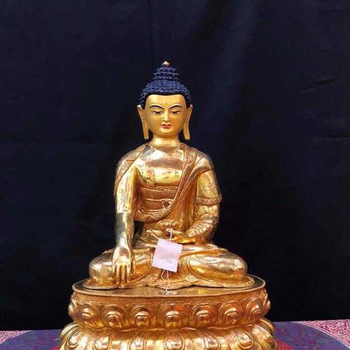 TÔN TƯỢNG THÍCH CA MÂU NI NEPAL 48CM