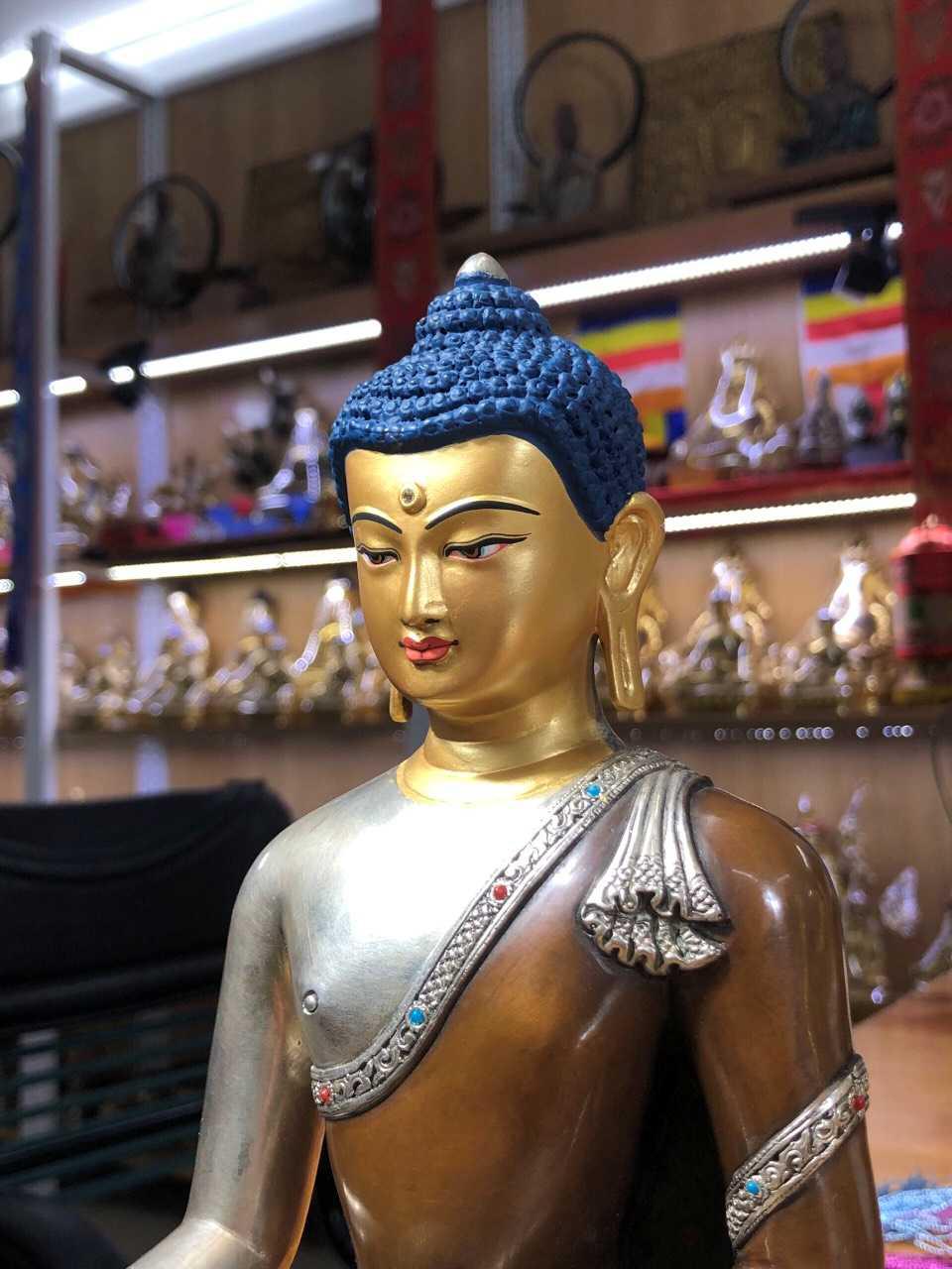 TÔN TƯỢNG THÍCH CA MÂU NI NEPAL 25CM