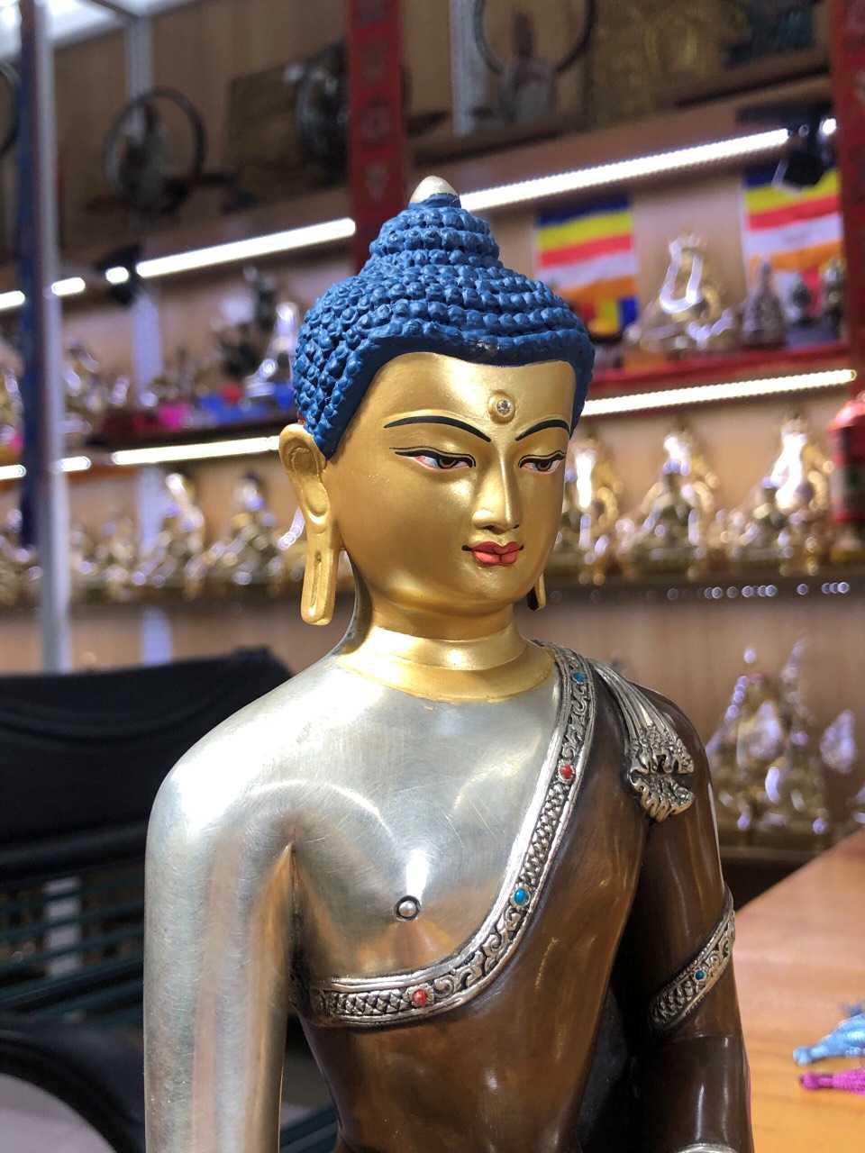 TÔN TƯỢNG THÍCH CA MÂU NI NEPAL 25CM