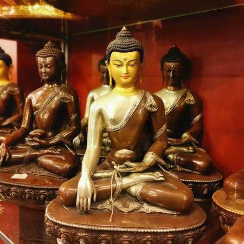 TÔN TƯỢNG THÍCH CA MÂU NI NEPAL 25CM
