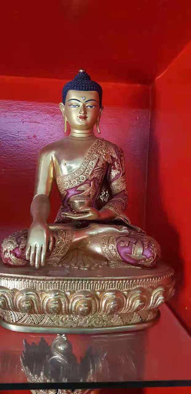 TÔN TƯỢNG THÍCH CA MÂU NI CAO CẤP NEPAL 26CM