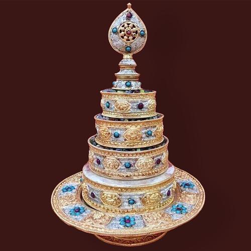 THÁP MANDALA NEPAL NẠM BẠC CẨN ĐÁ