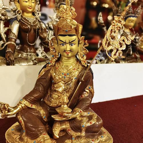 LIÊN HOA SANH ĐỒNG NÂU NEPAL 35CM