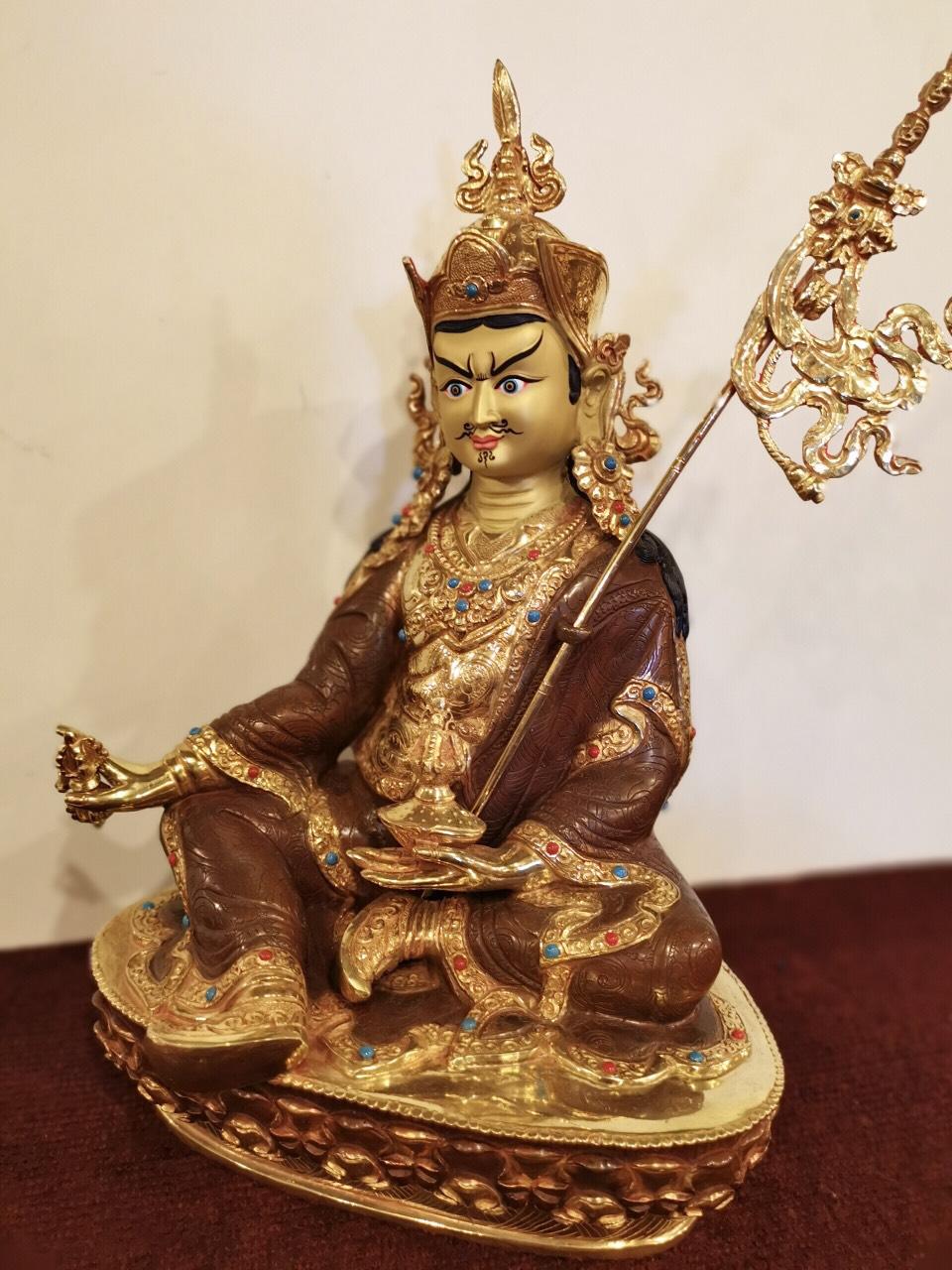 LIÊN HOA SANH ĐỒNG NÂU NEPAL 35CM