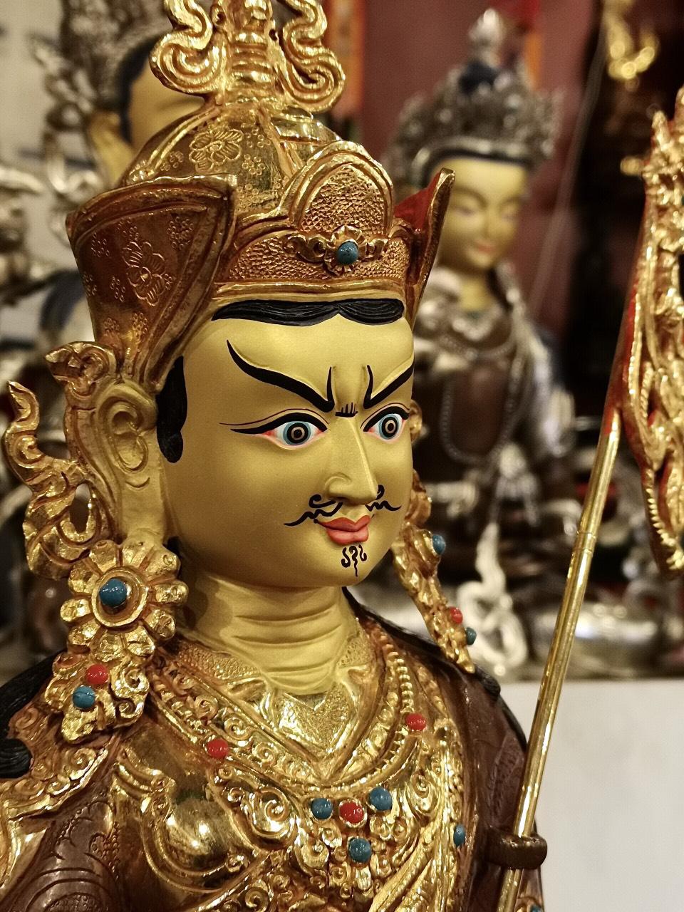 LIÊN HOA SANH ĐỒNG NÂU NEPAL 35CM