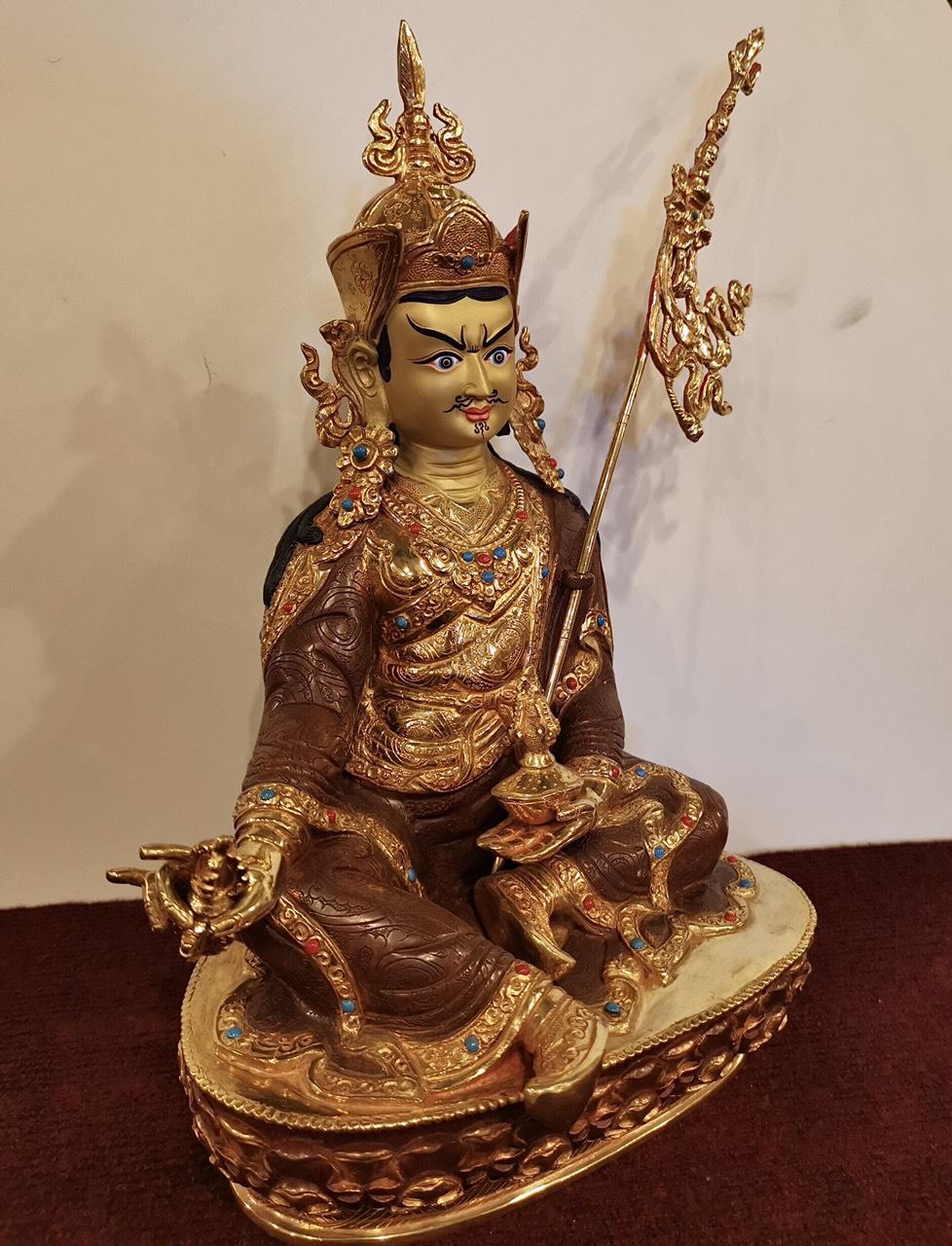 LIÊN HOA SANH ĐỒNG NÂU NEPAL 35CM
