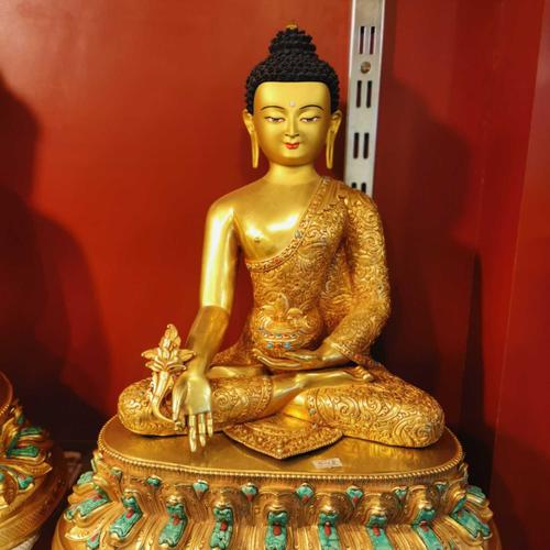 TAM THẾ PHẬT NEPAL (THÍCH CA - A DI ĐÀ - DƯỢC SƯ) 44CM