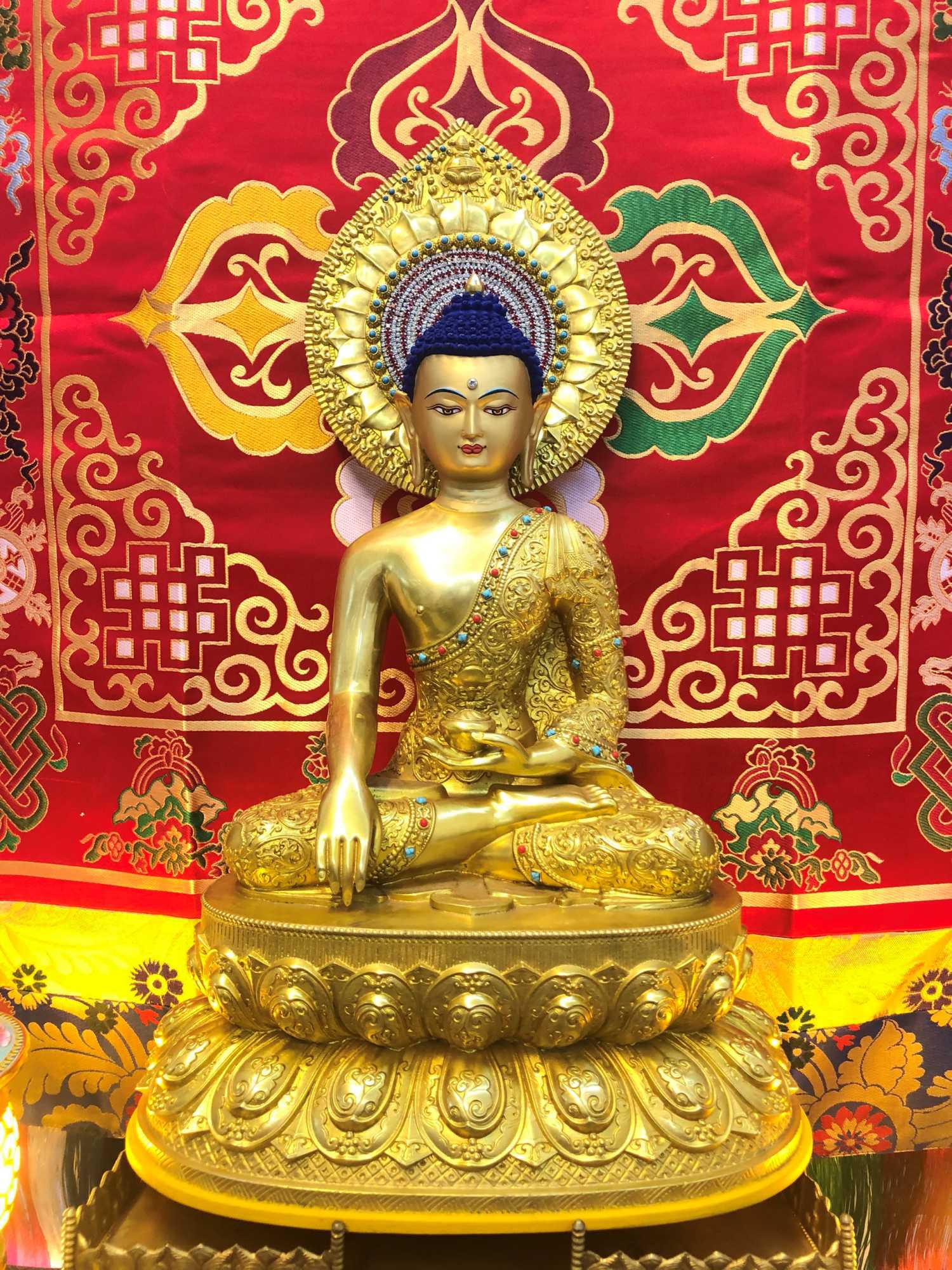 TÔN TƯỢNG THÍCH CA MÂU NI TÂY TẠNG 50CM