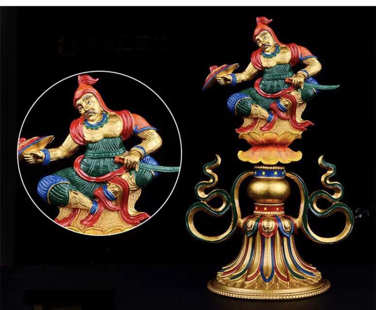 BỘ THẤT BẢO LUÂN VƯƠNG ĐỒNG VẼ MÀU 20CM