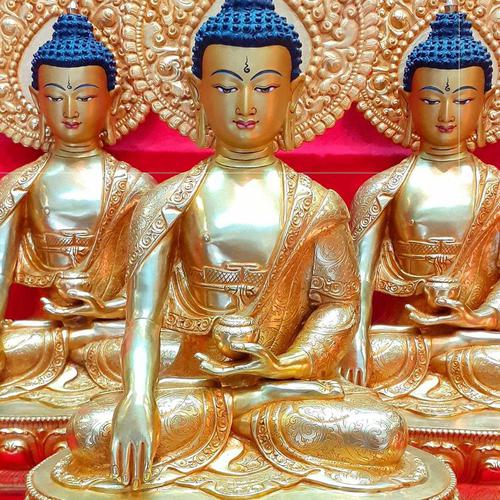 TÔN TƯỢNG THÍCH CA MÂU NI NEPAL 34CM