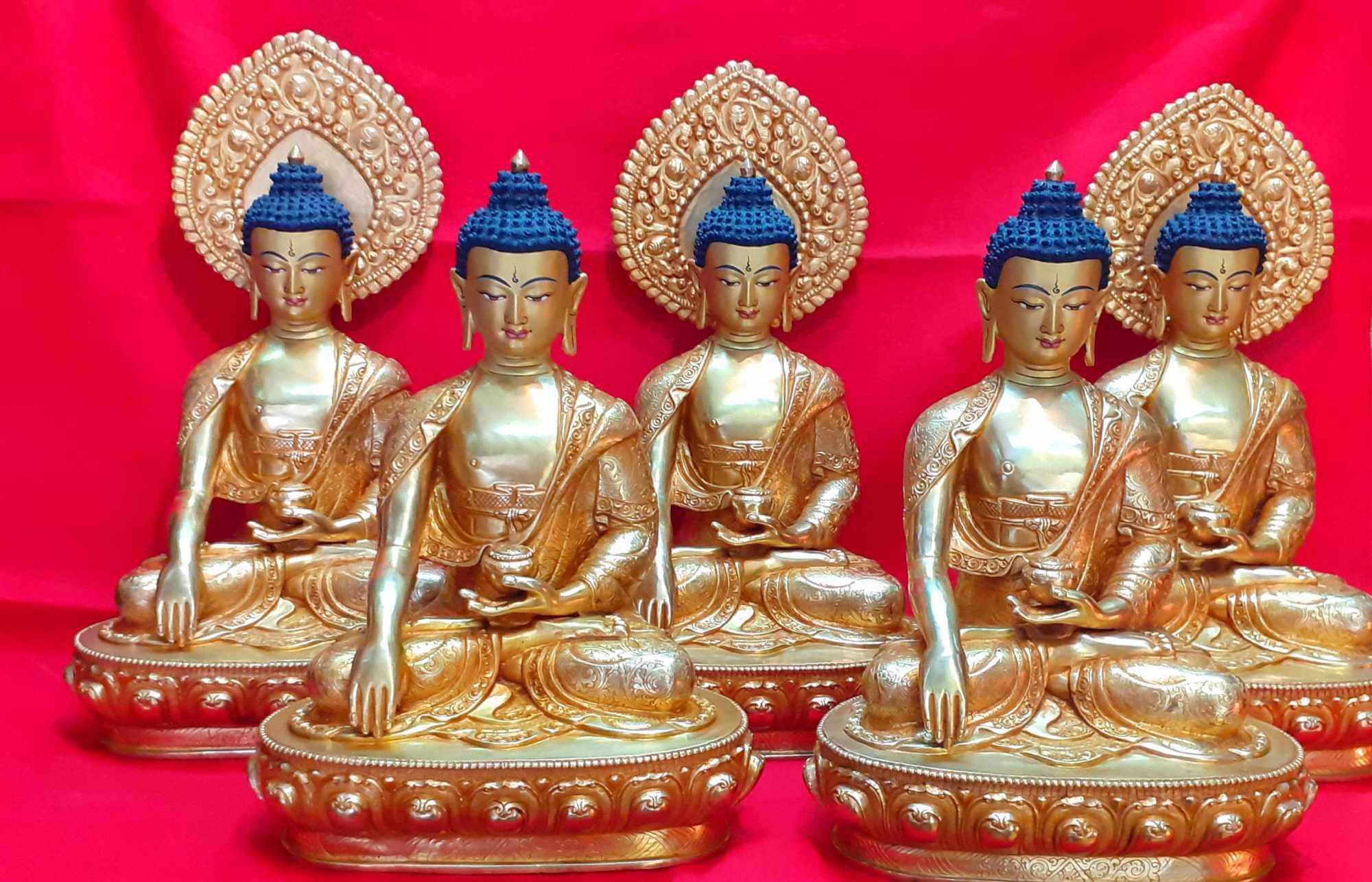 TÔN TƯỢNG THÍCH CA MÂU NI NEPAL 34CM
