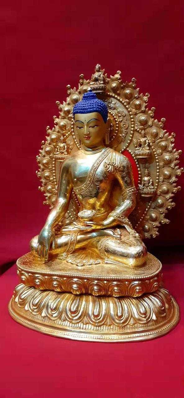 TÔN TƯỢNG THÍCH CA MÂU NI NEPAL 33CM