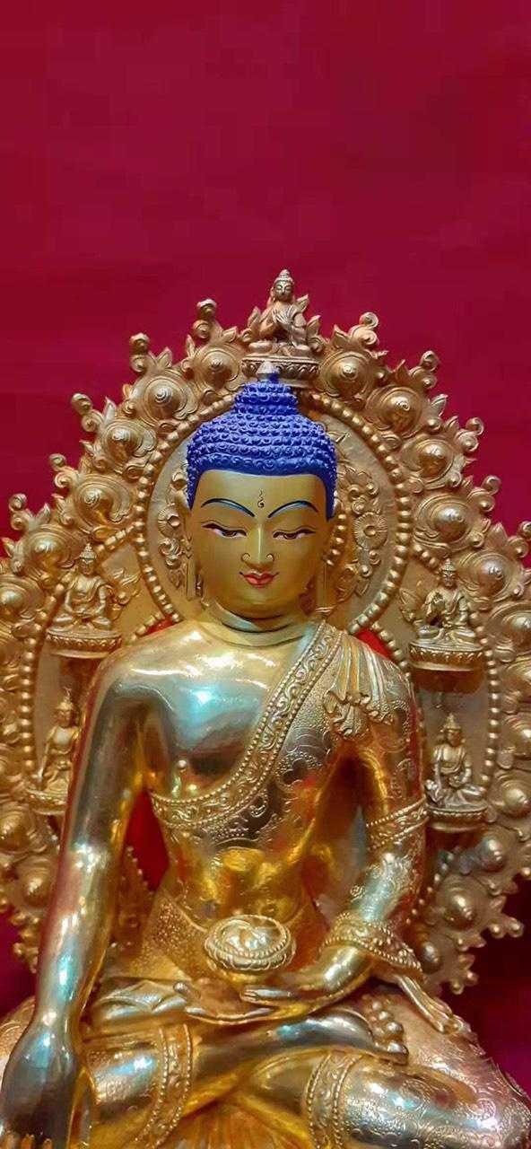 TÔN TƯỢNG THÍCH CA MÂU NI NEPAL 33CM