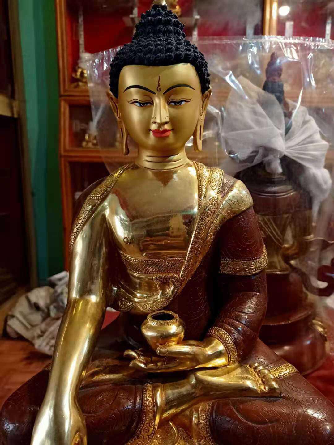 TÔN TƯỢNG THÍCH CA MÂU NI NEPAL 45CM