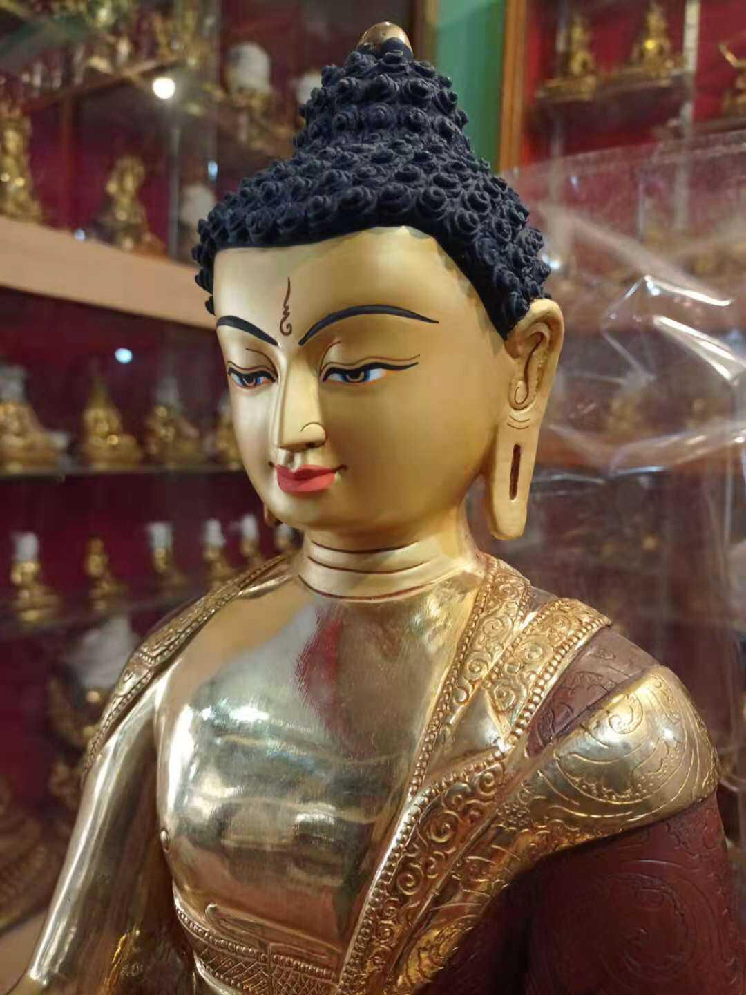 TÔN TƯỢNG THÍCH CA MÂU NI NEPAL 45CM