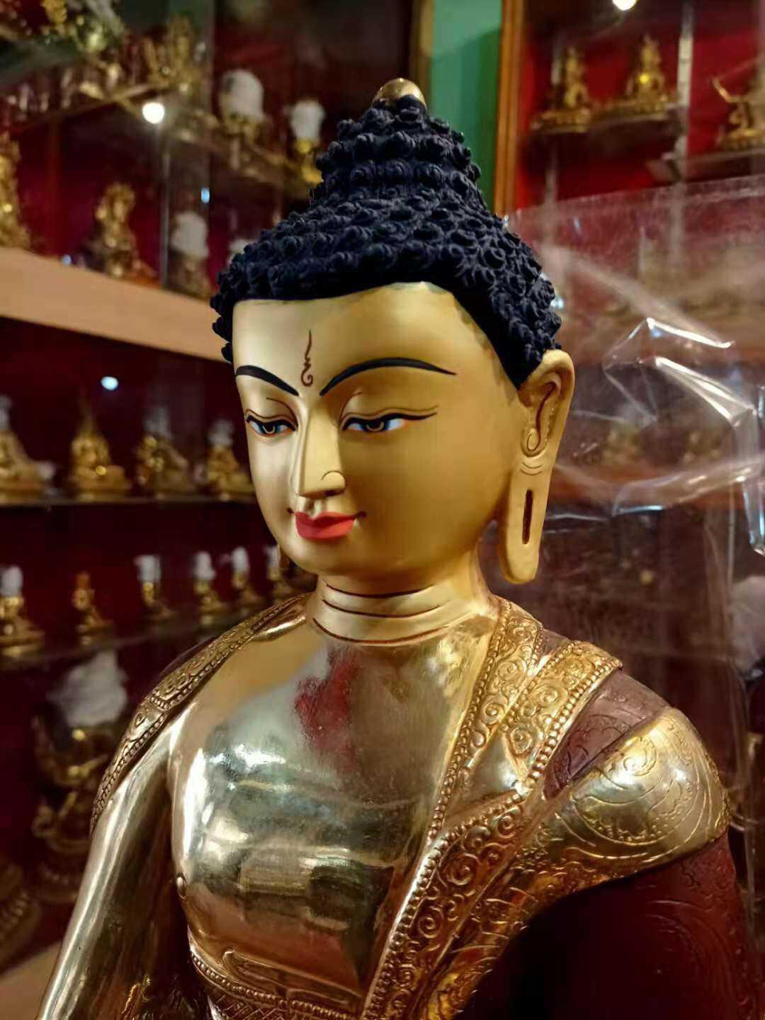 TÔN TƯỢNG THÍCH CA MÂU NI NEPAL 45CM