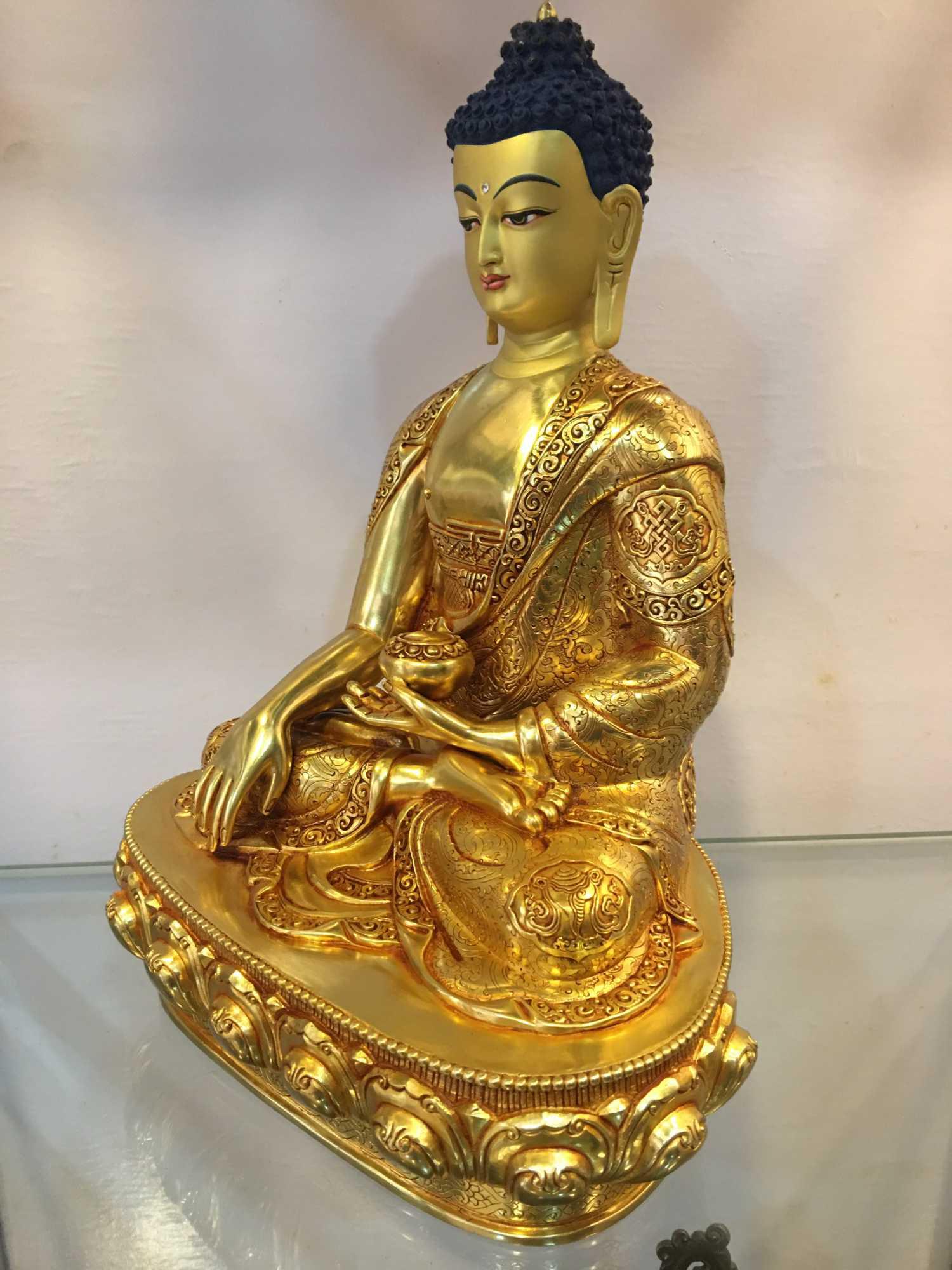TÔN TƯỢNG THÍCH CA MÂU NI NEPAL 32CM