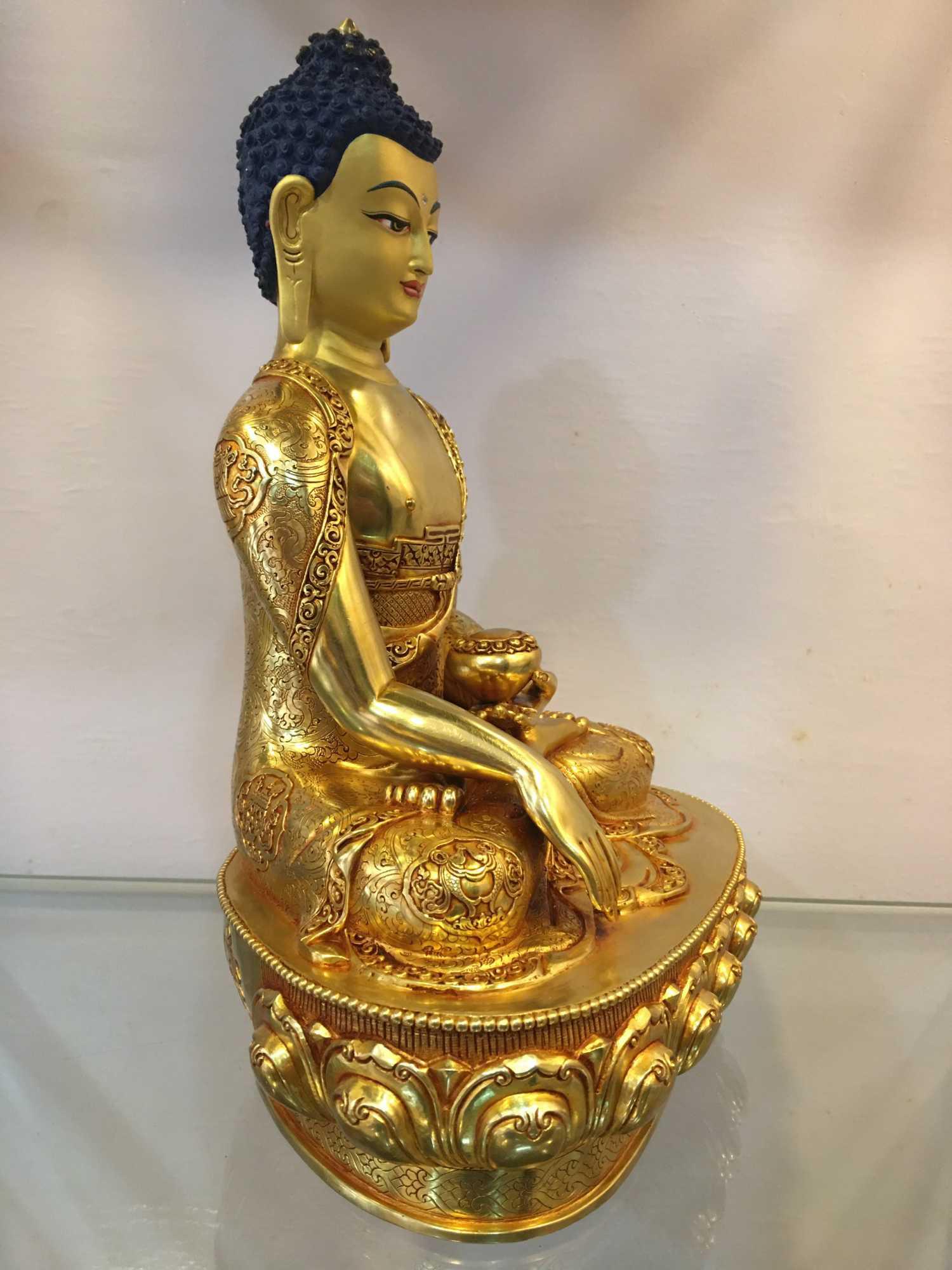 TÔN TƯỢNG THÍCH CA MÂU NI NEPAL 32CM