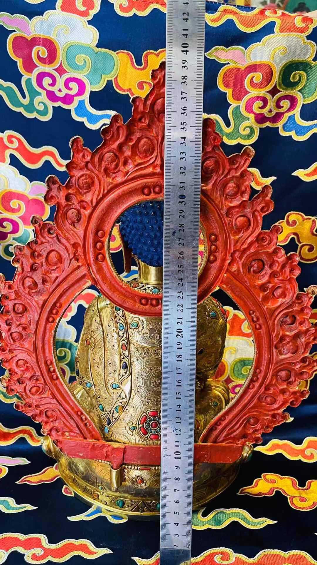 TÔN TƯỢNG THÍCH CA MÂU NI NEPAL CAO CẤP 40CM