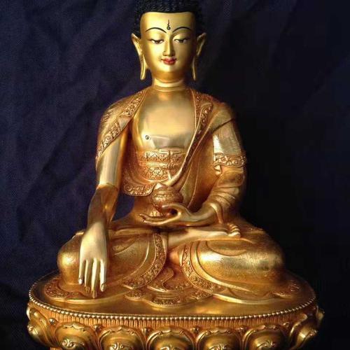 TÔN TƯỢNG THÍCH CA MÂU NI NEPAL 33CM