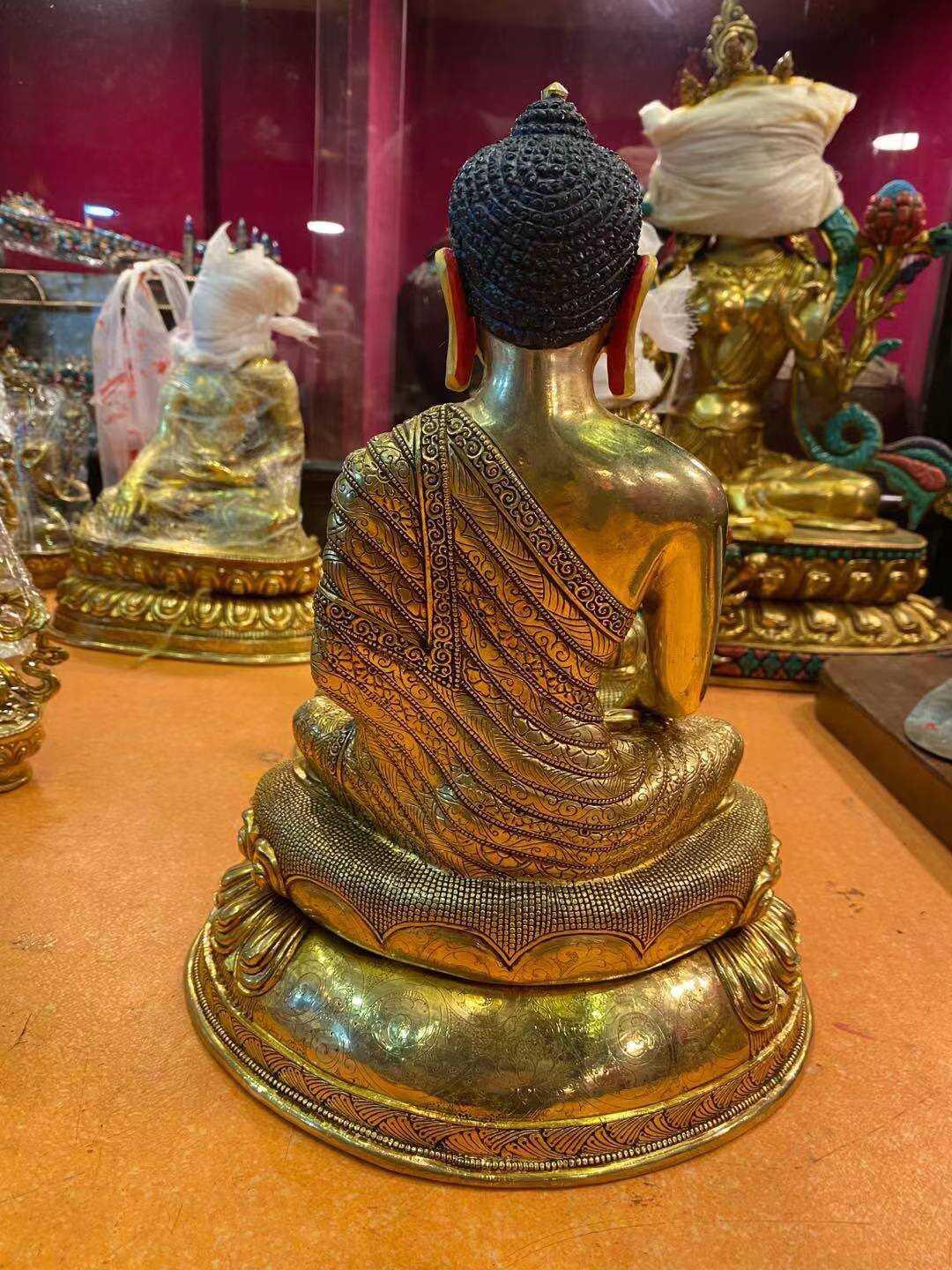 TÔN TƯỢNG THÍCH CA MÂU NI NEPAL CAO CẤP 33CM