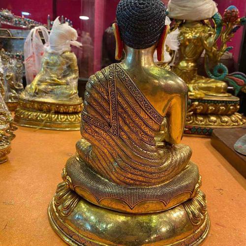 TÔN TƯỢNG THÍCH CA MÂU NI NEPAL CAO CẤP 33CM