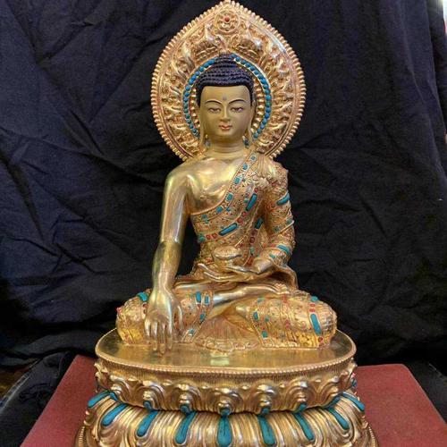 TÔN TƯỢNG THÍCH CA MÂU NI NEPAL 36CM