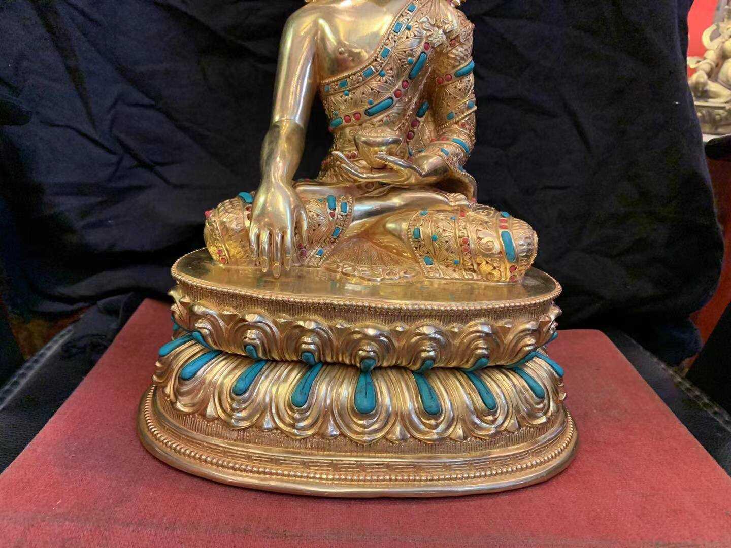 TÔN TƯỢNG THÍCH CA MÂU NI NEPAL 36CM