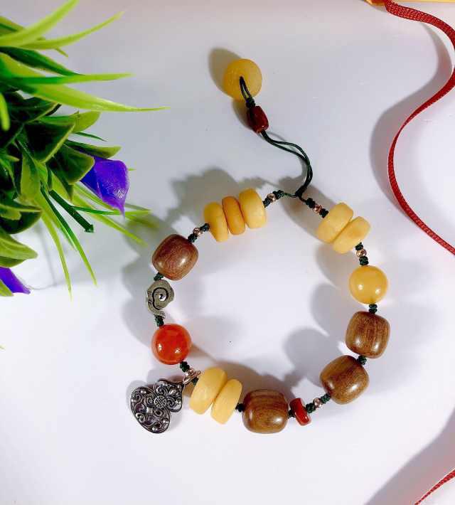 VÒNG TAY TRẦM MIX HÔ PHÁCH